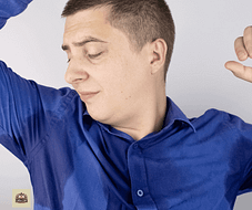 man-dealing-with-extreme-heat Man dealing with extreme heat