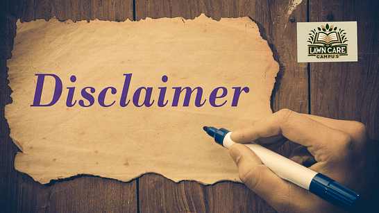 Disclaimer-header Disclaimer policy