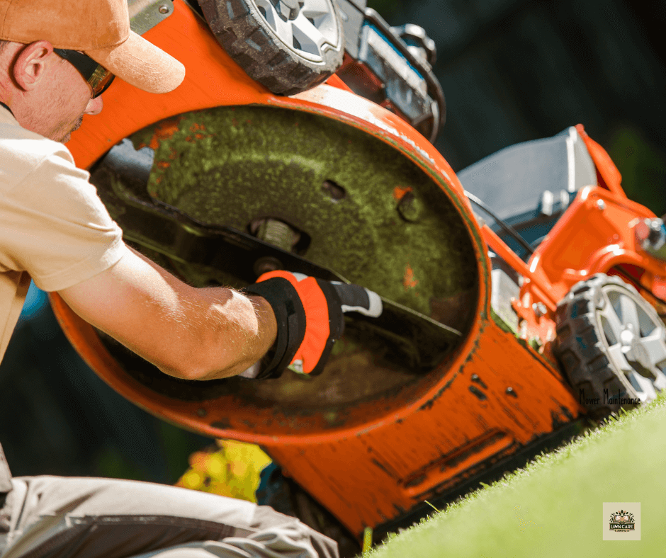 Lawn mower maintenance